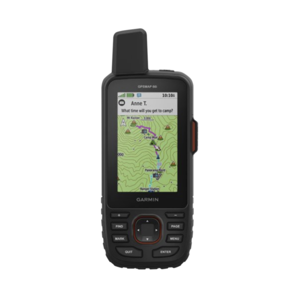 Navegador portátil GPSMAP 66i, de alta precisión, con mapas topo integrados y tecnología inReach para cobertura global mediante la red Iridium,