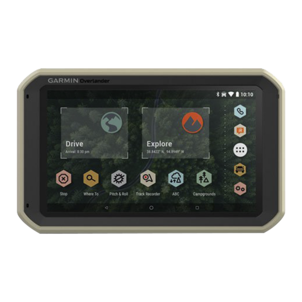 Navegador Overlander, pantalla táctil de 7 pulgadas bajo Estándar Militar 810
