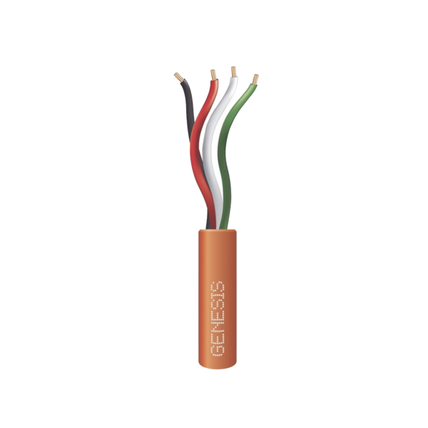 Bolsa de 152 Metros /  Cable de Cobre / 4 x 22 AWG / Riser / Para Interior / Color Naranja / Para Aplicaciones de Alarmas de Intrusión y Automatización
