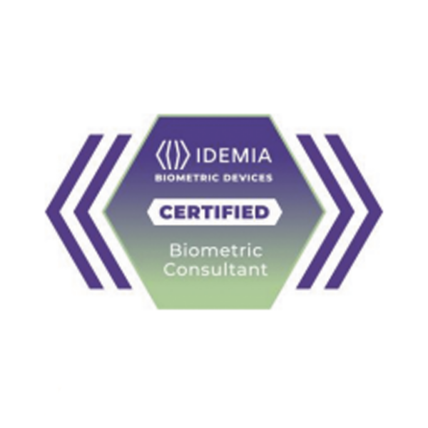 Consultor biométrico certificado, membresía de 2 años con acceso al módulo de ventas 24/7 a la plataforma de aprendizaje de dispositivos biométricos de IDEMIA.
