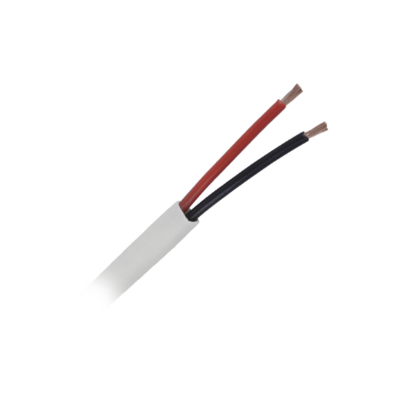 Bobina de 152 metros de Cable / 2 x 16 AWG AUDACIOUS / Premium de color Blanco para Aplicaciones de Audio Profesional