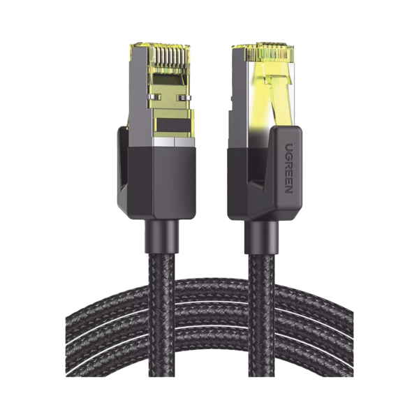 Cable Ethernet Cat7 CLASS�?�F/FTP Redondo con Malla de Nylon 3 Metros