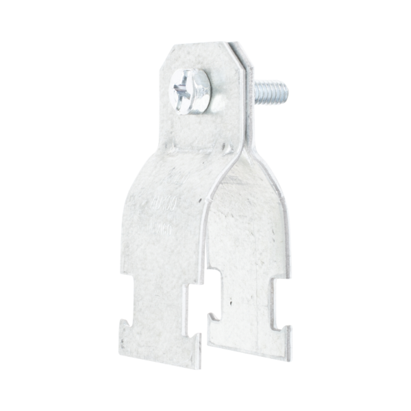 Abrazadera Unicanal para Conduit Pared Gruesa y PVC de 2 1/2" (63 mm).