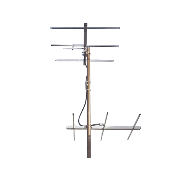Juego de 2 antenas bidireccionales, 3 elementos, 3 dB, Canal 10