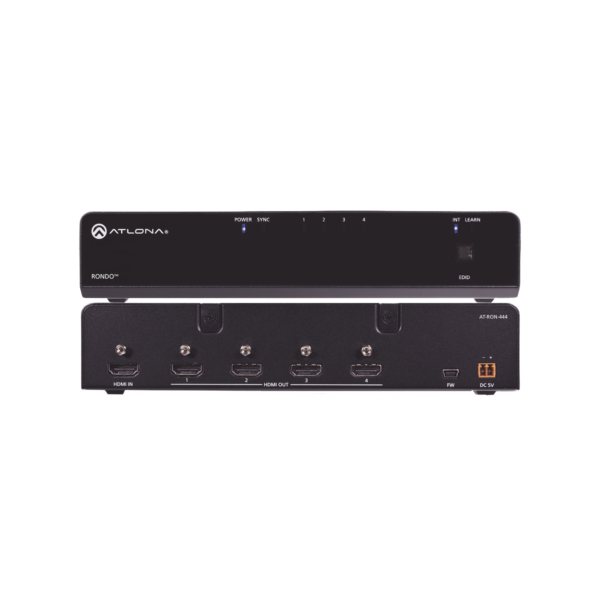 Amplificador de distribución HDMI de cuatro salidas