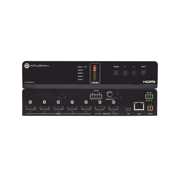 ATLONA 5 X 2 HDMI SWITCHER