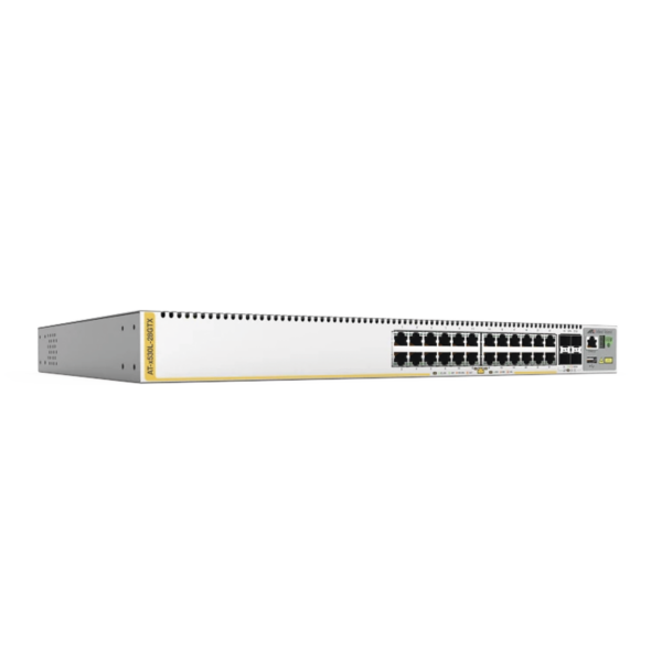Switch L3 Stackable, 24x 10/100/1000-T, 4x SFP+, Fuente redundante integradas (TAA compliant version)
