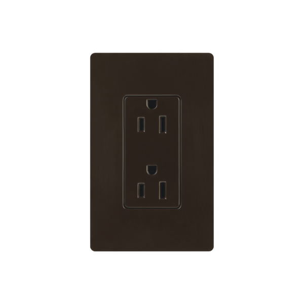 TOMACORRIENTE 120V/15A COLOR CAFE