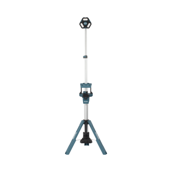 Lampara con Torre para Iluminación Inalambrica con tres Cabezales Multidireccionales , se extiende hasta 2.2 metros, Utiliza batería LXT® Litio�??Ion de 18V.