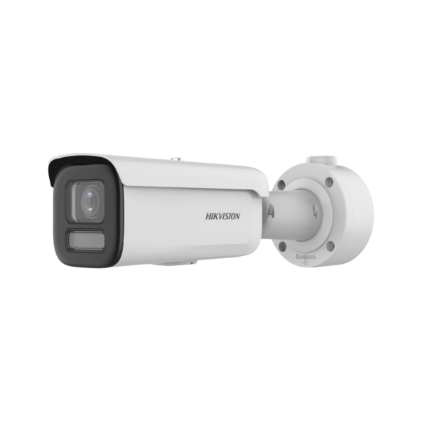 Bala IP 8 Megapixel / Lente 4 mm / Dual Light (60 mts IR + 60 mts Luz Blanca ) / Darkfighter S / Exterior IP67  / WDR 130 dB / 4 Analíticos: AcuSense, Deteccion Facial, Conteo de Personas por Cruce y Zona