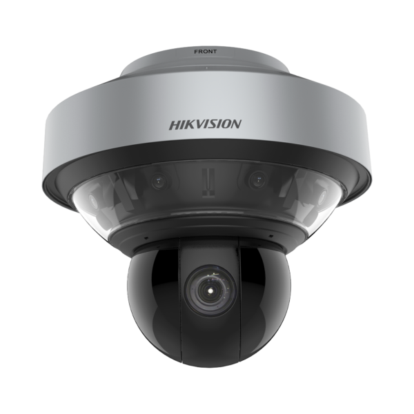 PanoVu Series / 1 PTZ 40X Zoom (4 Megapixel) + 8 Lentes 2.8 mm (Vista 360°) / Posicionamiento 3D / Autoseguimiento 3.0 / Deep Learning / IP67 / IK10 / WDR 120 dB / Micro SD