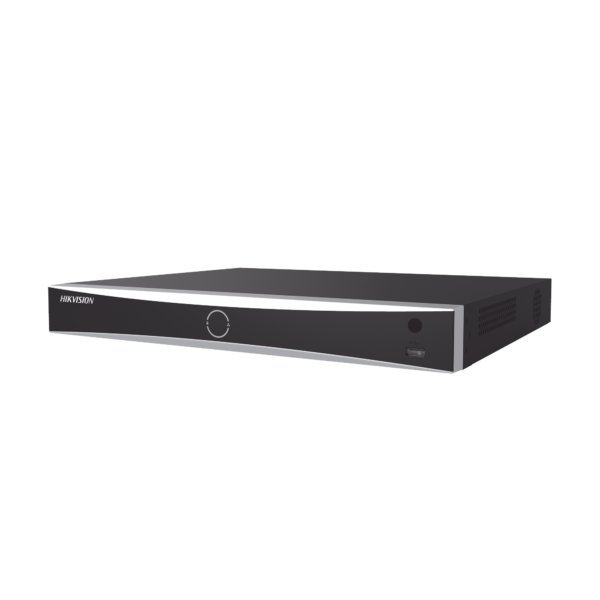 [Acusearch] NVR 12 Megapixel (4K) / 32 canales IP / 16 Puertos PoE+ / Recocimiento Facial / AcuSense (Evita Falsas Alarmas) / 2 Bahías de Disco Duro / HDMI en 4K / Alarmas I/O / 300 Metros PoE Modo Extendido