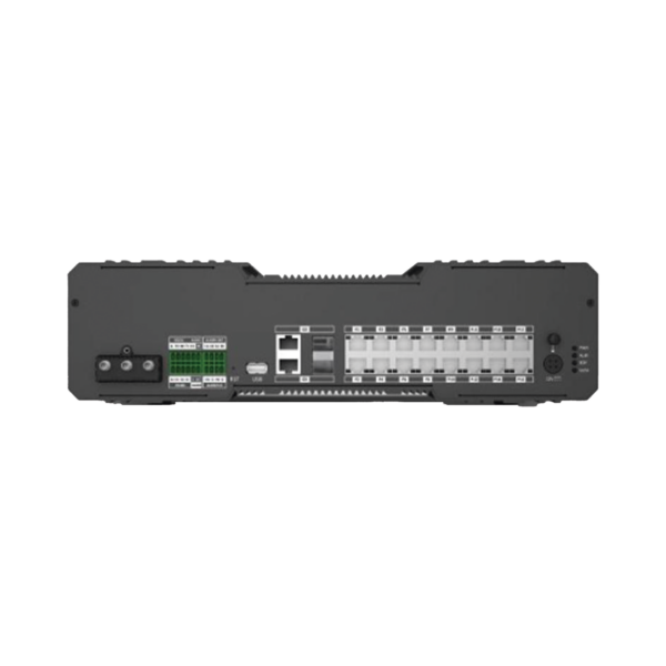 Terminal de Gestión de Tráfico / Hasta 16 Cámaras / Almacenamiento de Video y Audio / Instalación Fácil HDD / Bajo Consumo Energético / Alarmas de Audio /Interfaz Web