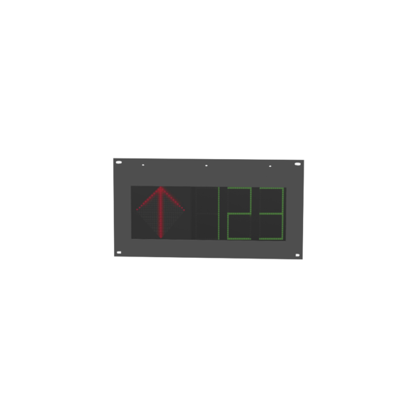 Guía de Estacionamiento Interior / Ideal para Pasillos y Áreas de Control de Estacionamientos / RS485- RJ45 / Indicador Numérico / Flecha Dinámica