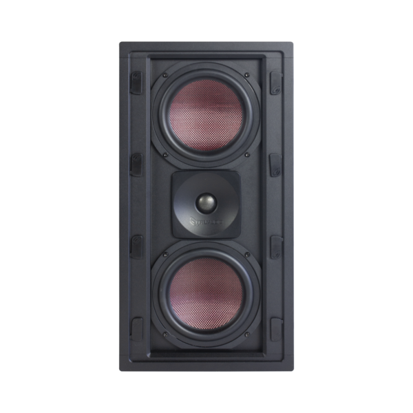 BOCINA DE PARED | 2 WOOFERS DE FIBRA DE CARBONO 6.5'' | TWEETER DE TITANIO 1'' | 200W