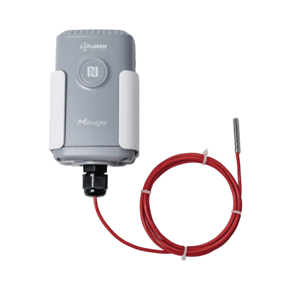 Sensor Industrial de Temperatura con Sonda PT100 y LoRaWAN (Hasta 200°C)