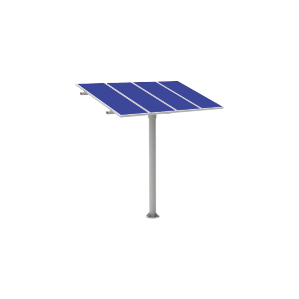 KIT (1X4) Montaje en poste para 4 módulos fotovoltaicos 1470 x 660 x 35mm