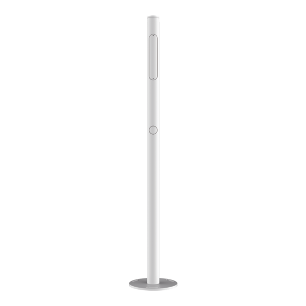 Poste para Cámara ANPR / Compatible con DS-TCG405-E / Altura de 1.3 Metros /  Color Blanco