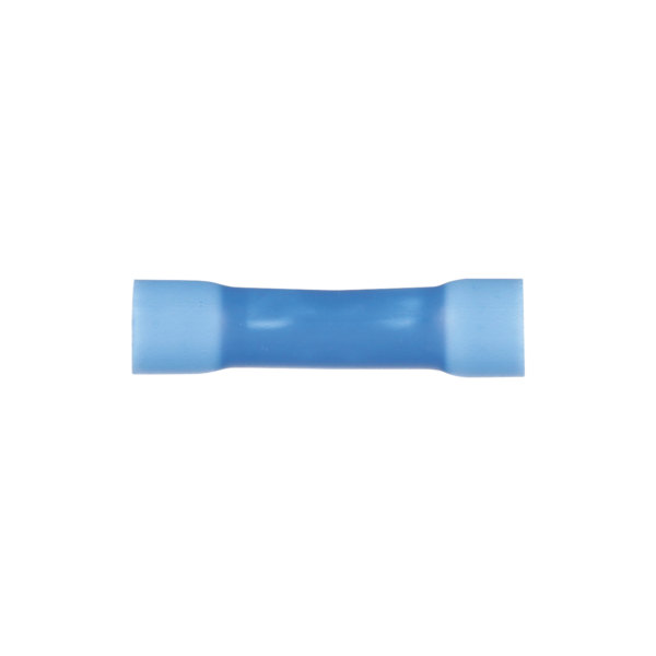 Conector de Empalme a Tope, Para Cables de 16 a 14 AWG, De Vinilo Aislado, Color Azul, Paquete de 50 Piezas
