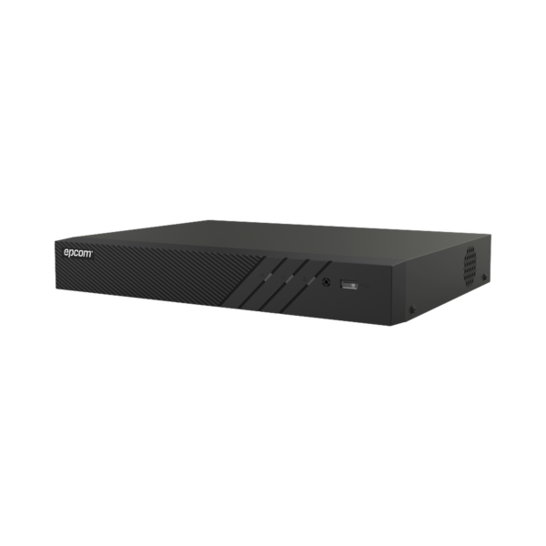 DVR 4 Canales TURBOHD + 4 Canales IP / 8 Megapixel (4K) / Audio Bidireccional por Coaxitron / ACUSENSE / Reconocimiento Facial / 1 Bahía de Disco Duro / Salida de Video en Full HD / H.265+