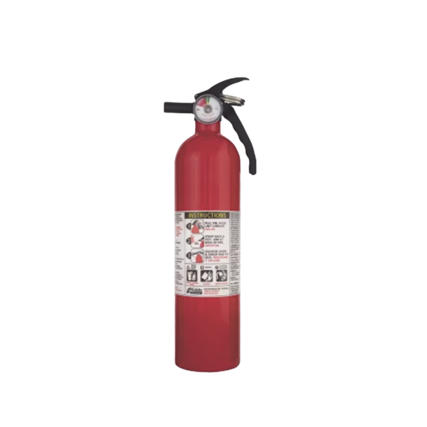 Extintor Desechable de Polvo Químico Seco �?? Fuegos Clase A, B y C�?? SOPORTE PLASTICO �?? Paquete con 6 Piezas de 2.5 lb