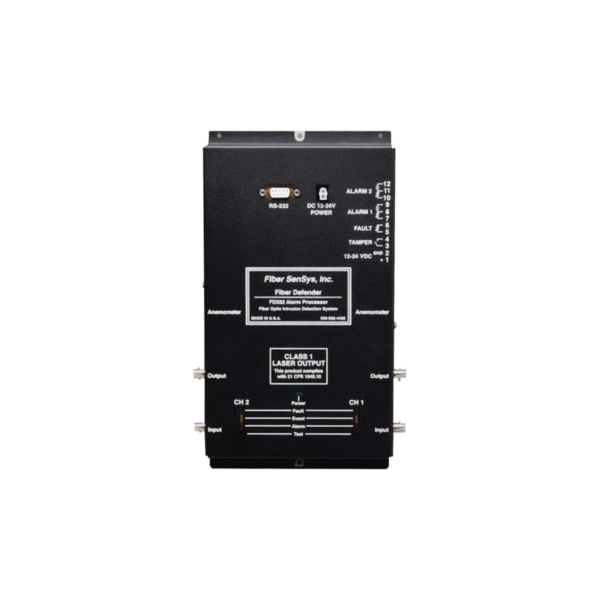 Sensor de Seguridad Perimetral de 2 Zonas / Detección por Fibra Óptica Sensitiva/ Rango de 0 hasta 5 Km de Detección / Comunicación IP