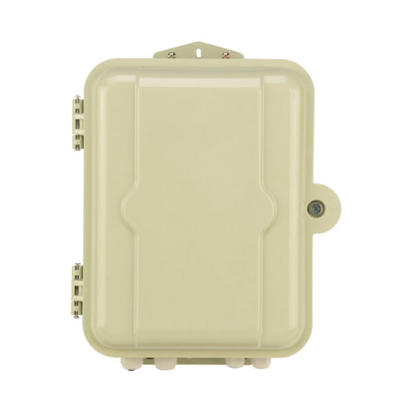 Gabinete Pasivo de Fibra Óptica, Acepta Dos Placas FPONEAP12, Protección IP55, Montaje en Poste o Pared