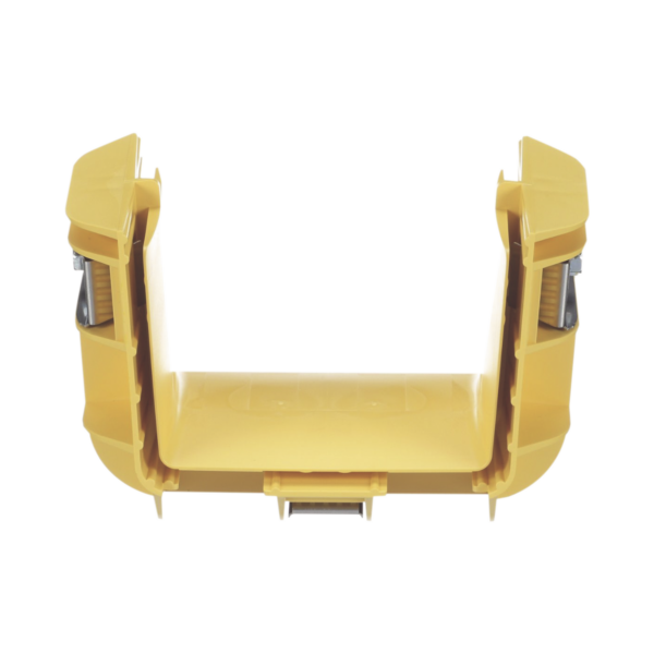 Union Recta "Cople", Para Canaleta FiberRunner™ 4X4, Color Amarillo