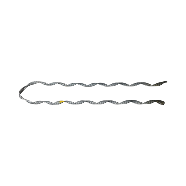 Remate Preformado de Acero Galvanizado para fibra Mini-ADSS, diámetros 6-7 mm