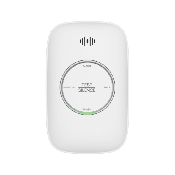 (HikFire) Detector de Gas Natural Metano (CH4) / Alarma Temprana / Salida para cierre de Válvula y/o  activación de Ventilador / Protección IP30 / Alarma de 70dB a 115dB a 1 metro de distancia