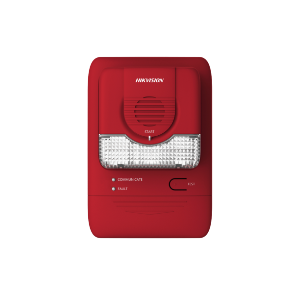 (HikFire) Alarma de Sonido y Luz / Comunicación LoRa / Alarma ≥ 85 dB / Instalación en Pared