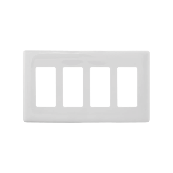 Tapa 4 Multigang/ Color Blanco.