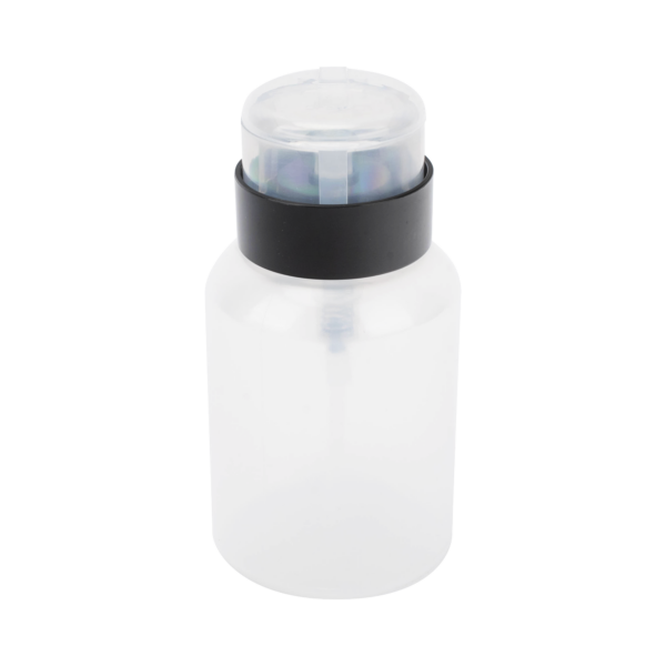 Botella Dispensadora de Alcohol, Capacidad 200 ml, Sistema de Bloqueo-Antiderrames, Ideal para Limpieza y Preparación de Fibra Óptica