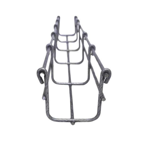 Charola Bimetálica Tipo Malla 66/50 mm, Ideal Para Utilizarse al Exterior o Zonas Húmedas, Hasta 53 Cables Cat6, Tramo de 3 Metros