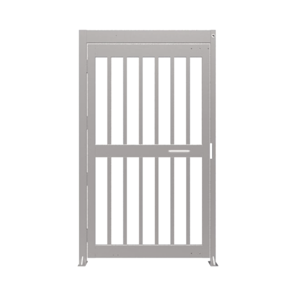 Puerta de Alta Seguridad de Cuerpo Completo Acabado en Acero Inoxidable
