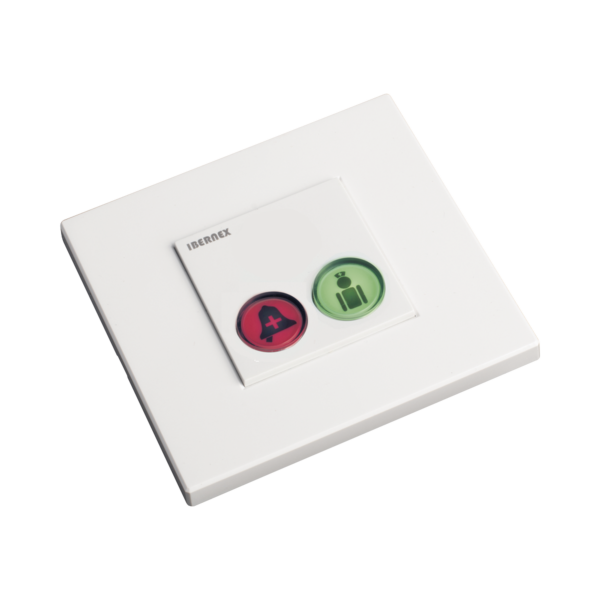 Modulo de 2 Botones iluminados con Lector RFID 125 KHz / Alarma y Cancelar / BUS RS485 / Compatible con NX0019/B, NX1021 Y NX0015