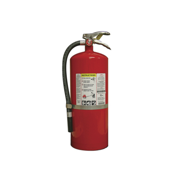 Extintor Desechable de Polvo Químico Seco �?? Fuegos Clase A, B y C �?? Talleres y Garaje �??Pieza de 18 lb