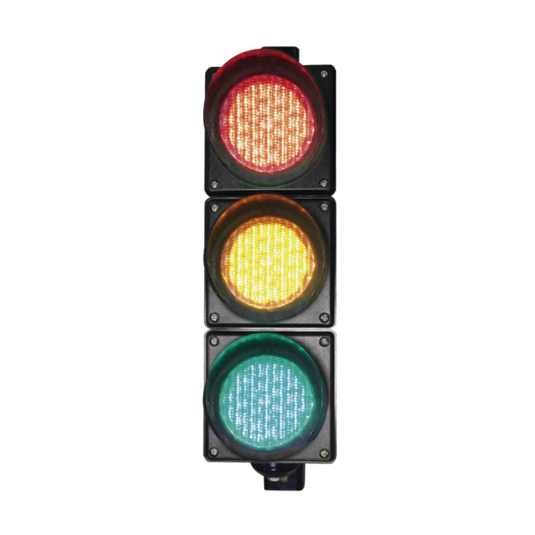 Semáforo / Señalización Rojo, Verde y Amarillo / Diametro 100mm / LED / 110vca.