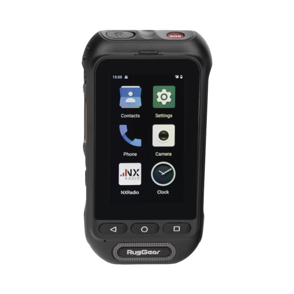 RugGear Radio PoC LTE, IP68 Resistente al Agua, Pantalla Táctil 3", Compatible con NXRadio y TASSTA