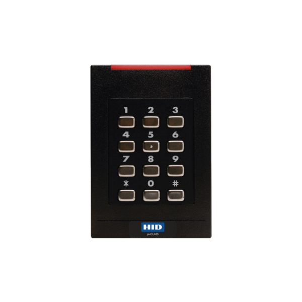 Lector con Teclado 921 PROX HID, EM /iClass SEOS (no clonable) /iClass SE/ iClass SR/ iClass /Mifare Classic, DesFire, Bluetooth/ Garantía de por Vida