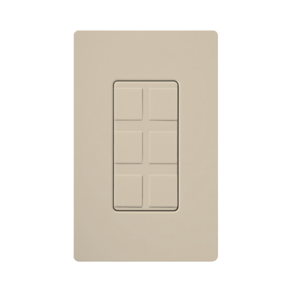 Caja de pared para contactos varios, 6 mini espacios.