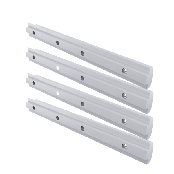 Barras de extensión de riel de aluminio