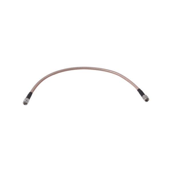 Jumper con cable RG-142 con conectores  SMA Macho/SMA Macho de 30 cm.