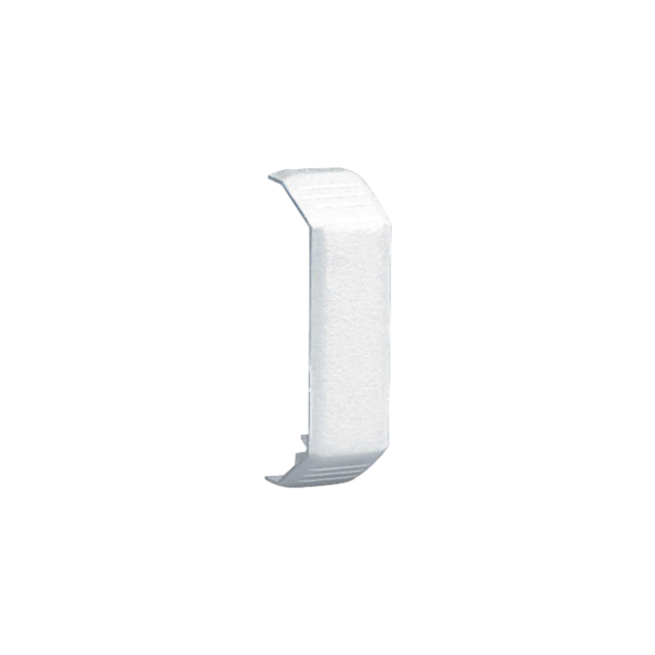 Unión recta de tapa, para uso con canaleta T45, Material PVC Rígido, Color Blanco Mate