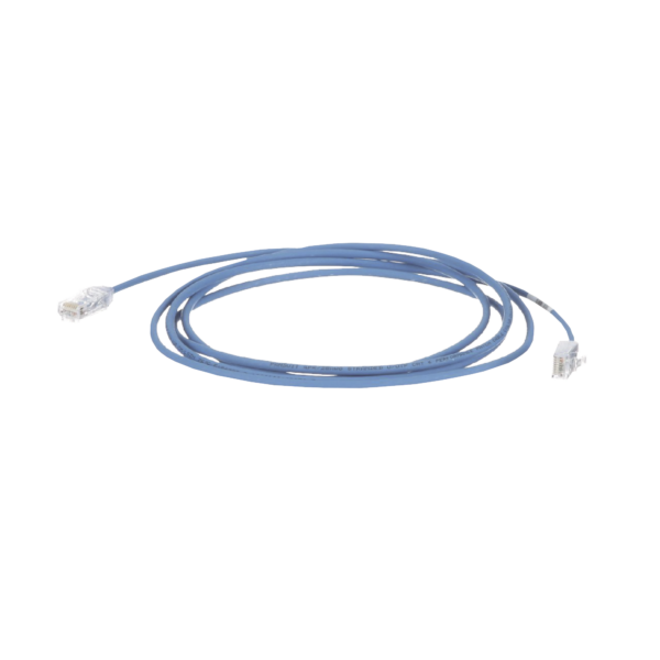 Cable de Parcheo TX6, UTP Cat6, Diámetro Reducido (28AWG), Color Azul, 26ft