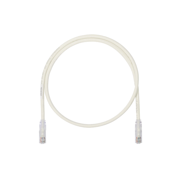 Cable de Parcheo UTP, Cat6A, 24 AWG, CM, Color Blanco, 1.5m