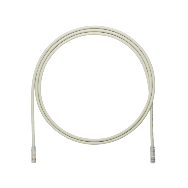 Cable de Parcheo UTP, Cat6A, 24 AWG, CM, Color Gris, 17ft