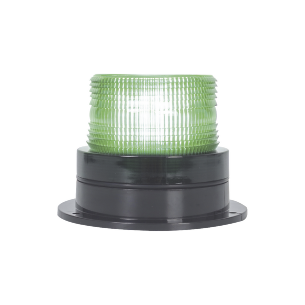 Burbuja Brillante de Larga Vida Útil, con 8 LEDs Color Verde, Domo Verde, 110 Vca