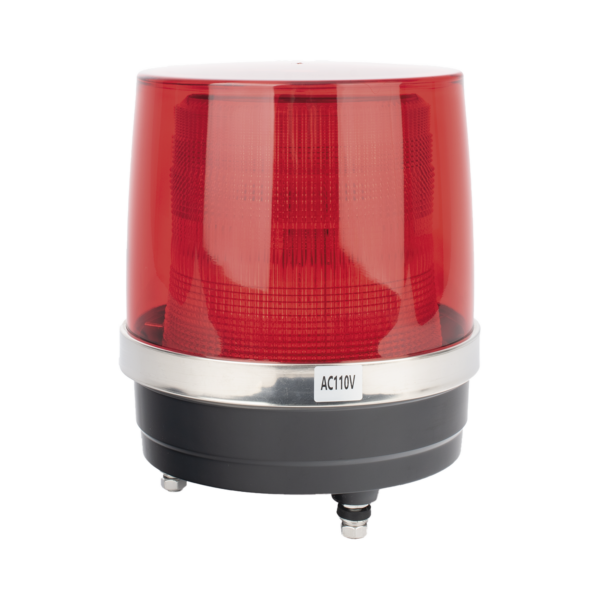 Burbuja Brillante de Larga Vida Útil, Con 150 LEDs, Color Rojo, Domo Rojo, 110 Vca