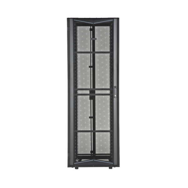 Gabinete FlexFusion para Centros de Datos, 45 UR, 800 mm de Ancho, 1200 mm de Profundidad, Fabricado en Acero, Color Negro